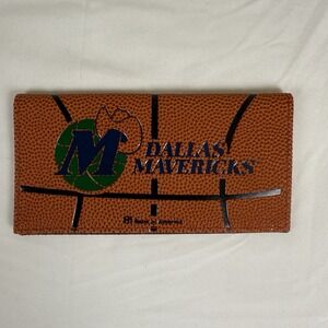 Vintage Dallas Mavericks Basketball Checkbook Cover Spalding Merch